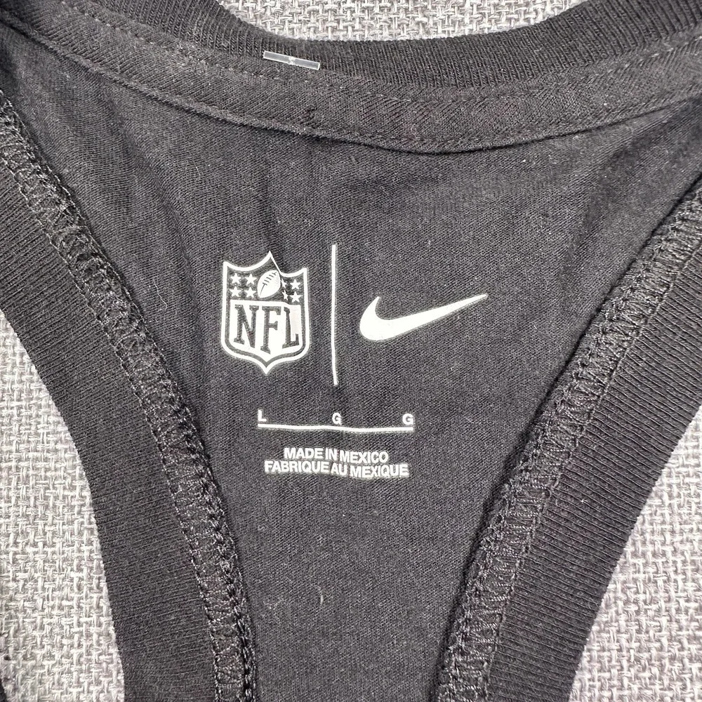 Nike Women's L Las Vegas Raiders Black Tank Top Cotton